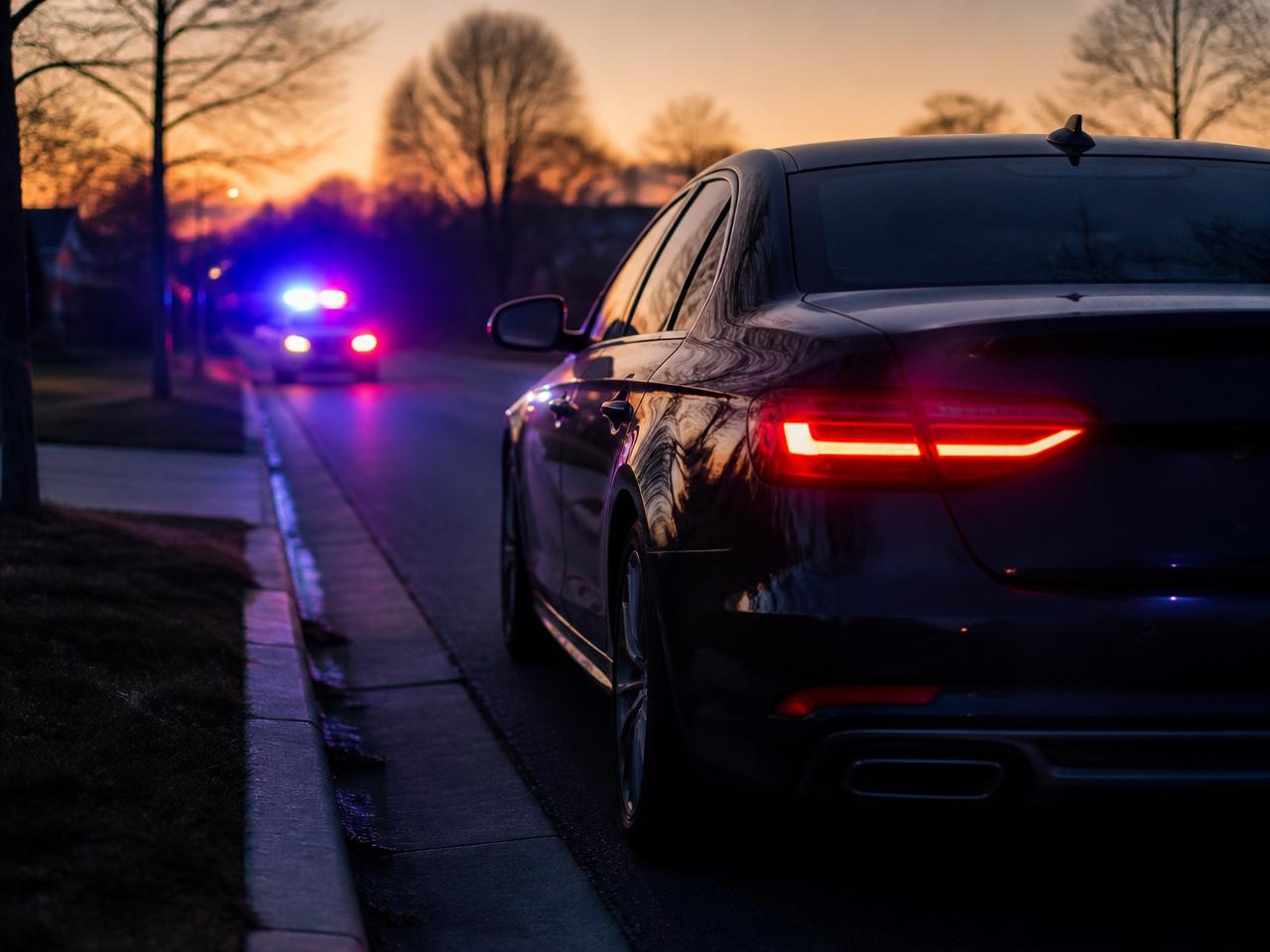 Police stop recorded from multiple camera angles